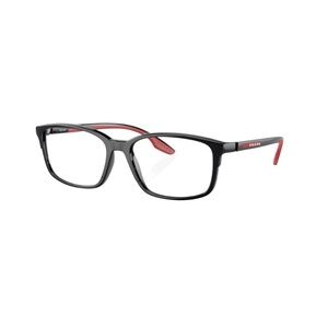 Prada Linea Rossa Sport 01PV 1AB1O1 56 Black Nylon Eyeglasses PS01PV